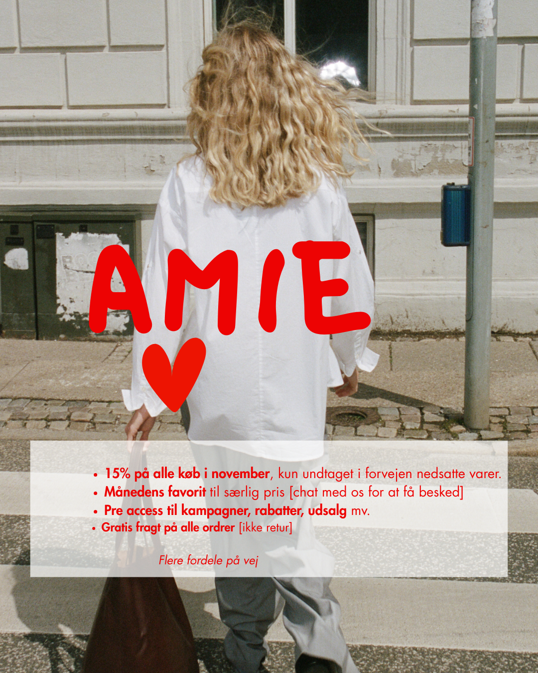 AMIE ♡ Kontinué medlemsskab