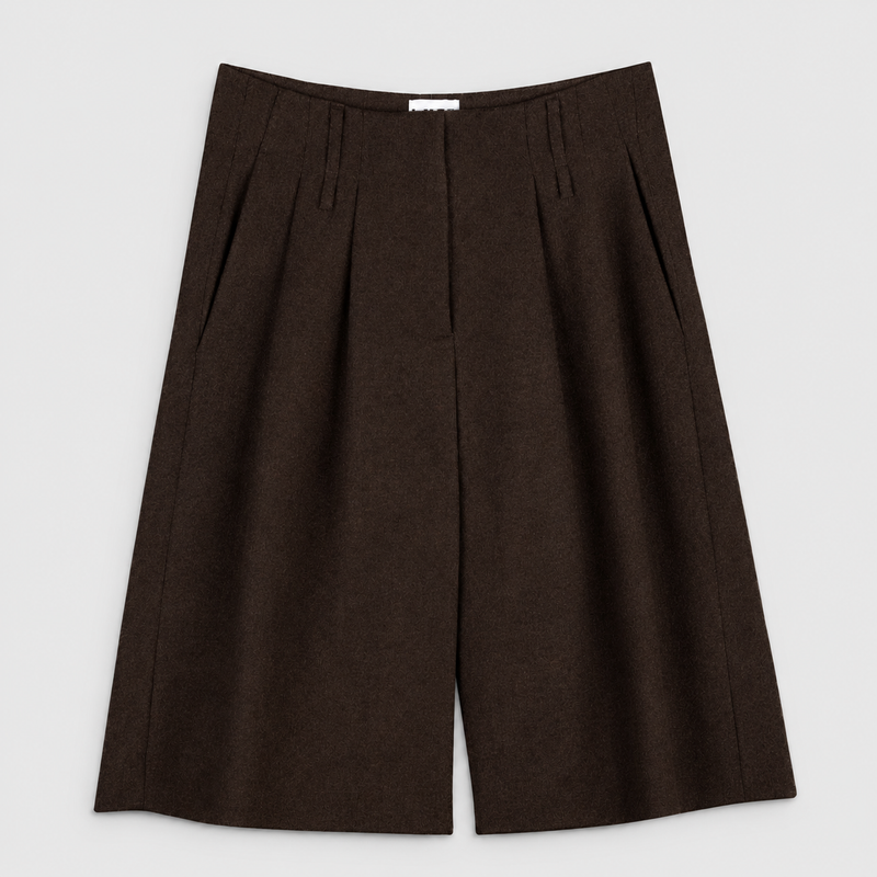 LouLou Shorts, Dark Brown