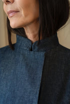 Short Mok coat, Denim