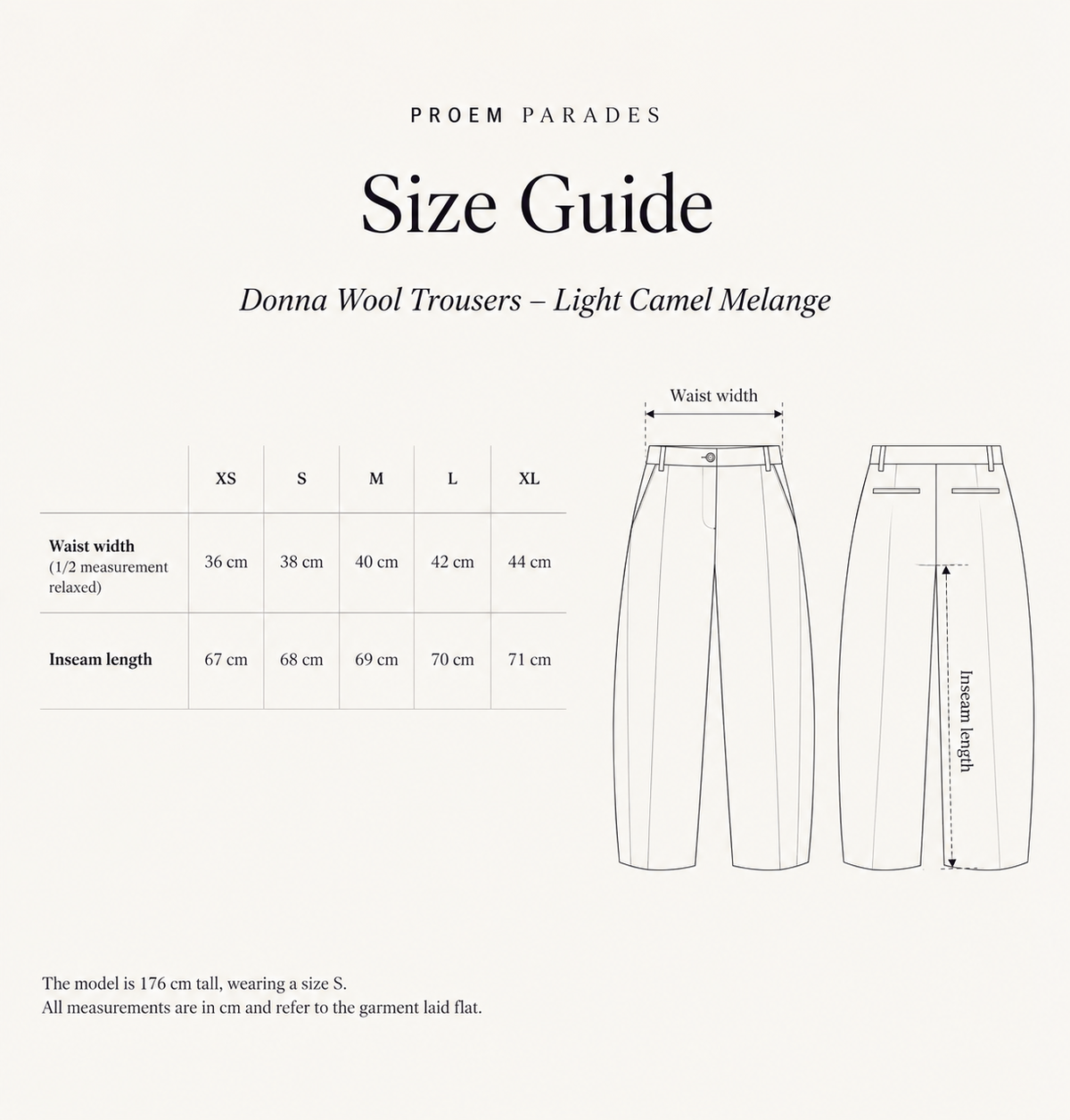 Donna Wool Trousers