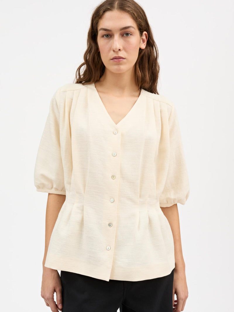 Elvira blouse, Ecru
