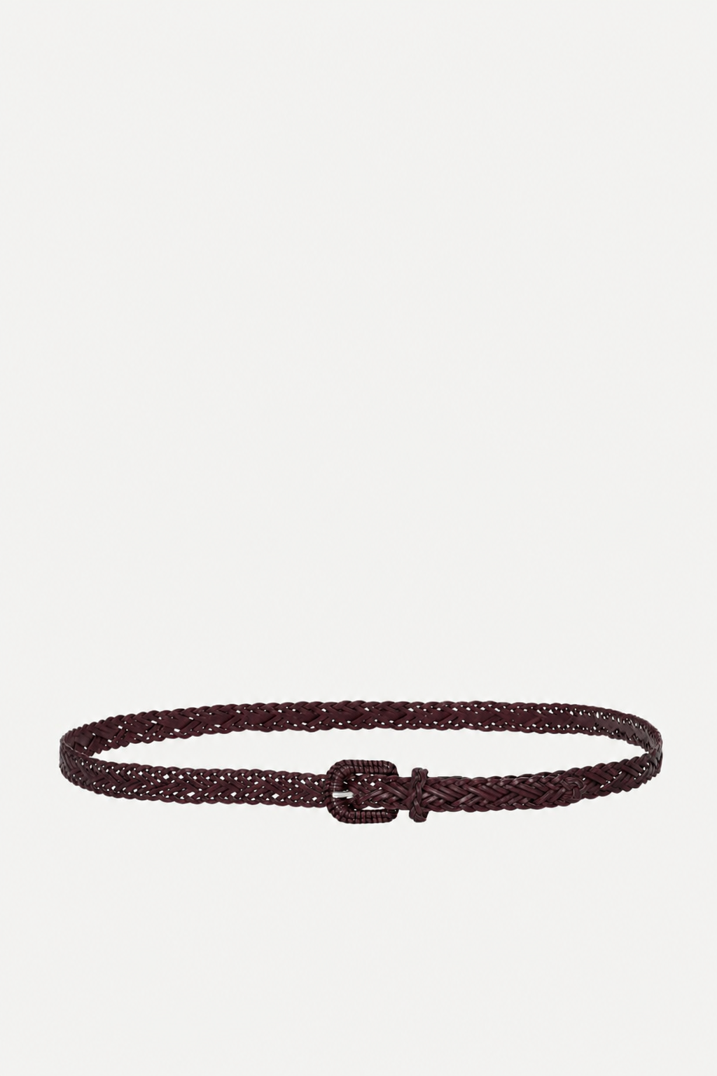 Gyda Braided Belt, Dark Brown