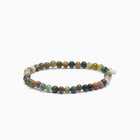 Indian Agate armbånd, 4mm
