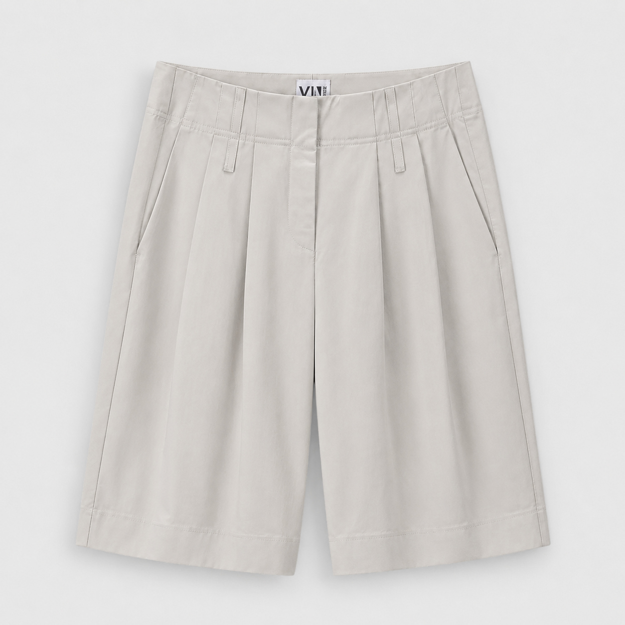 LouLou Shorts Cotton, Lys sand (khaki)