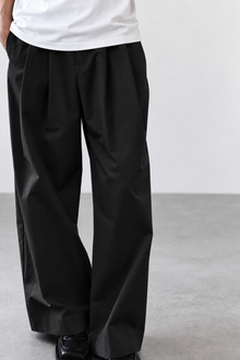 LouLou Cotton Pants, Black