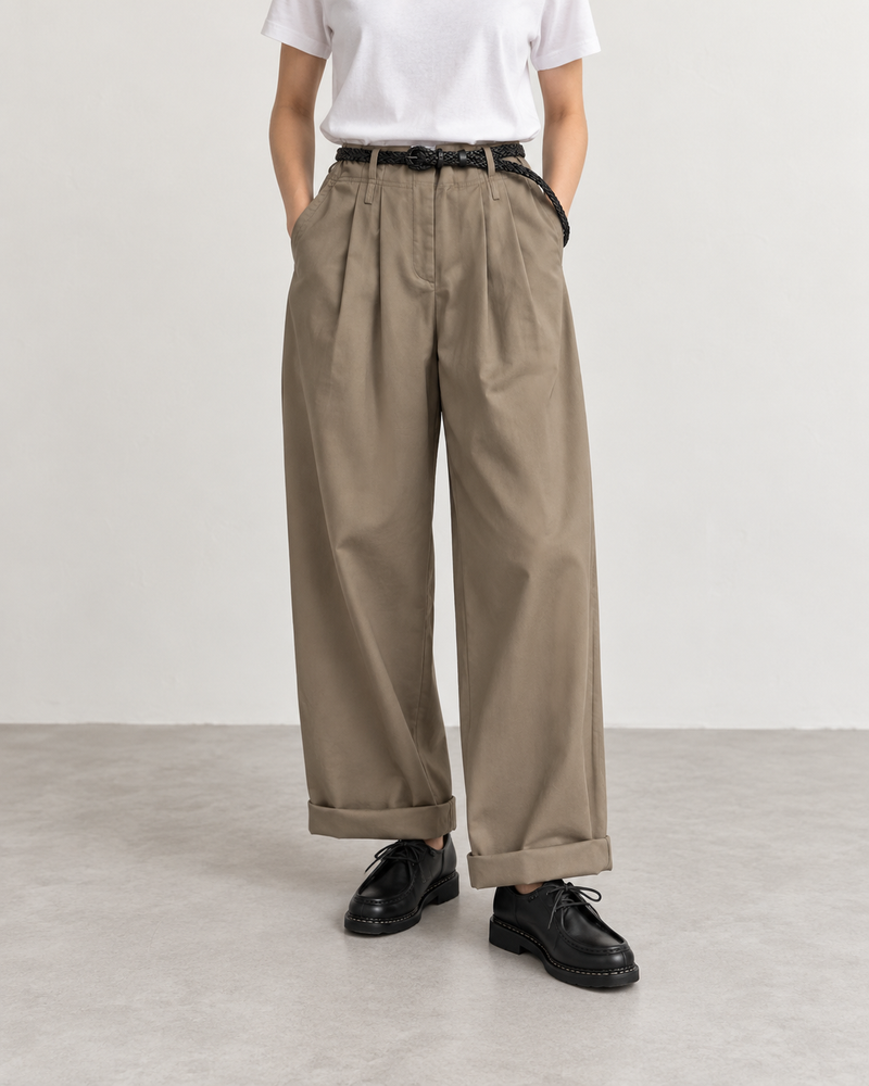 LouLou Cotton Pants, Camel