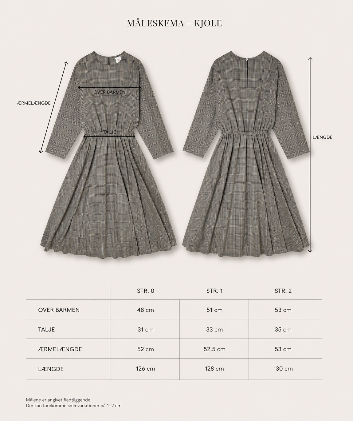 Freja Dress, Black Check