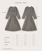 Freja Dress, Black Check