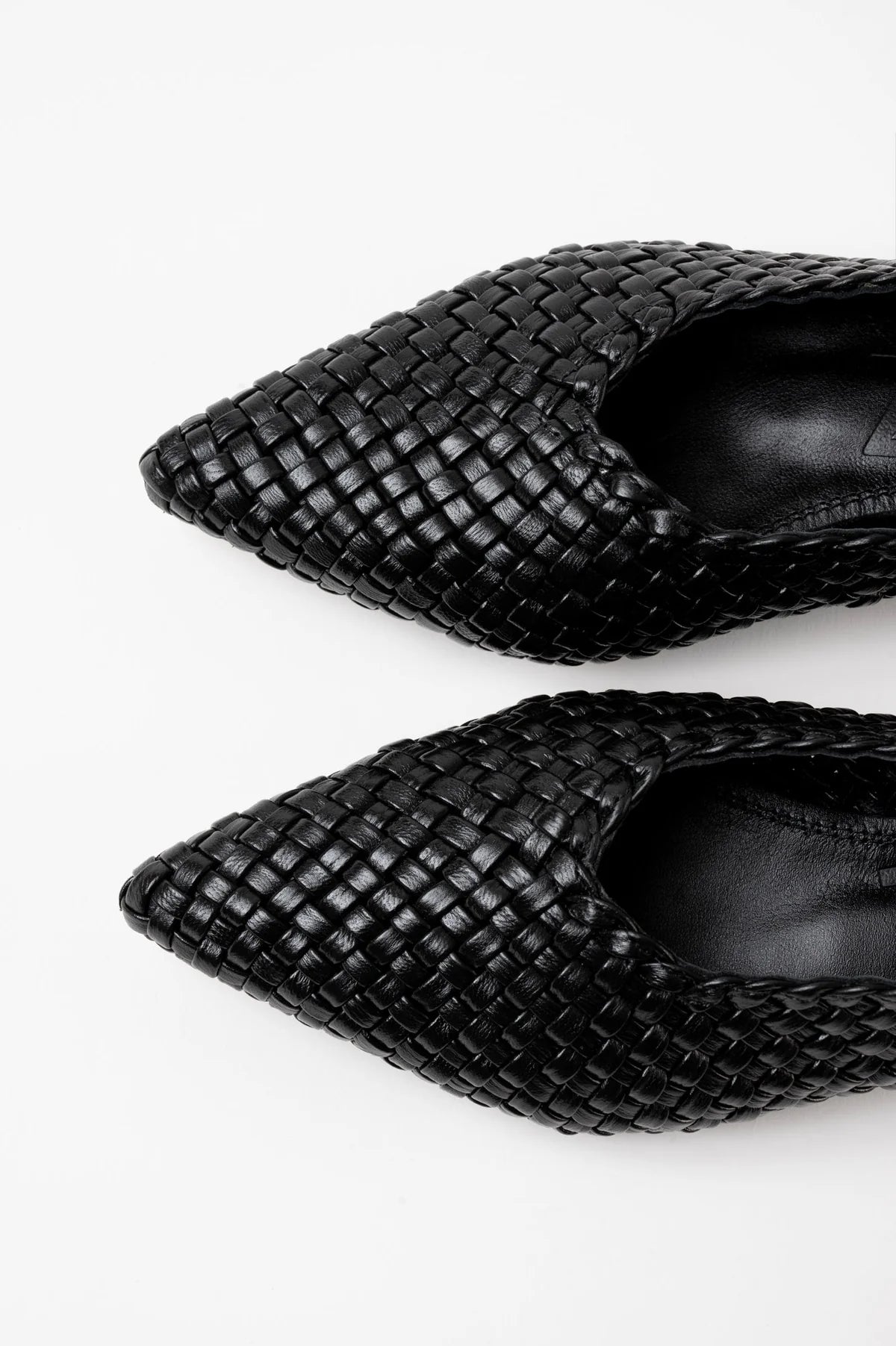 Soledad woven slingback sandal, Black