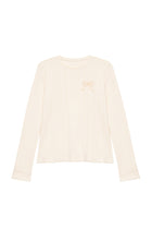 Textured Long Sleeve, Milk