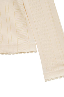 Textured Long Sleeve, Milk