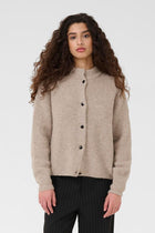 AlphaGZ Cardigan,  Warm Sand Melange