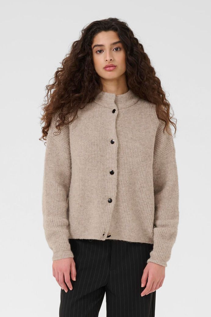 AlphaGZ Cardigan,  Warm Sand Melange