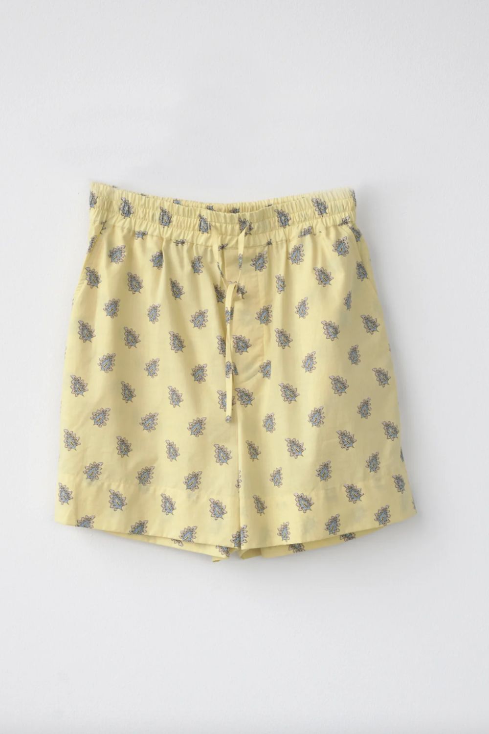 Les Olivades Poplin Shorts, Yellow