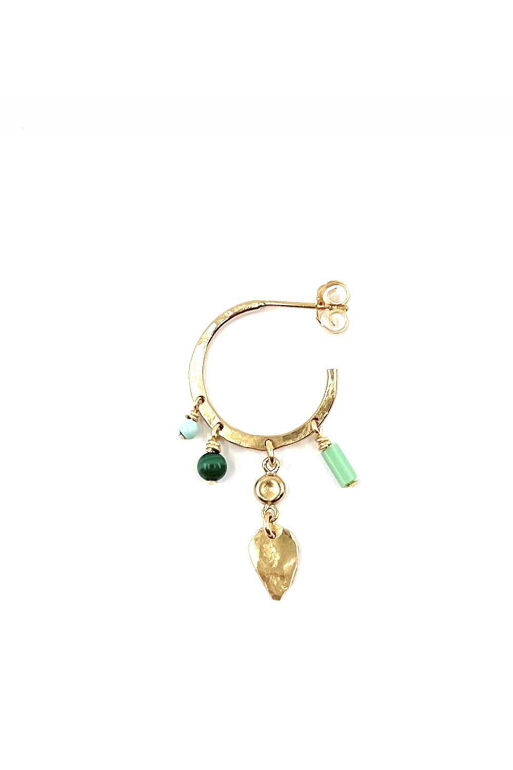 Sille hoop, Green vintage