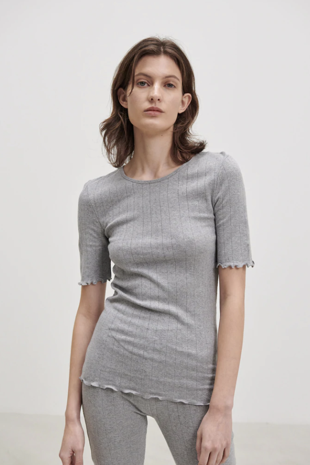 Edie T-shirt, Grey Melange