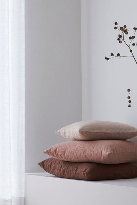 Linen cushion, Dusty Pink 50x50cm