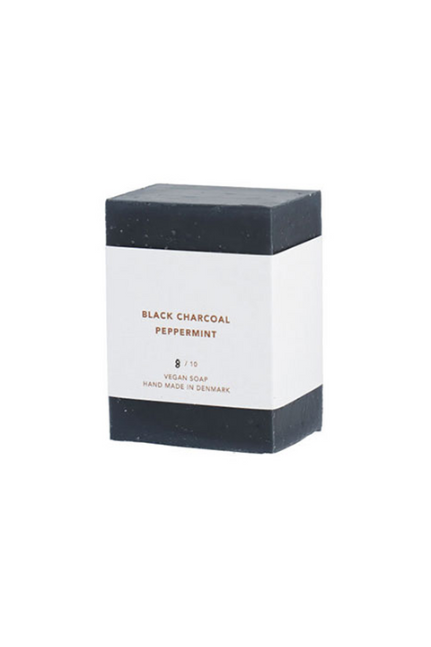 Black charcoal soap/peppermint