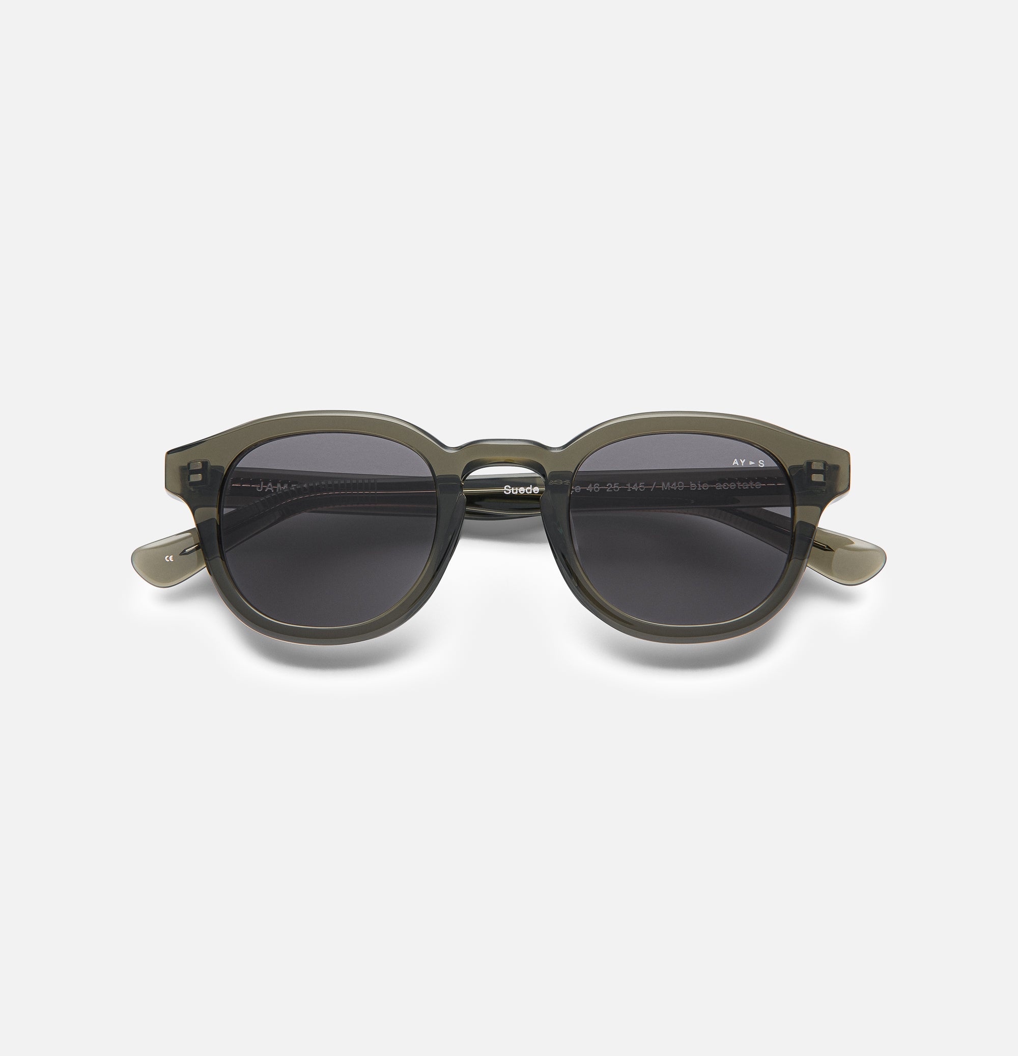 Suede, Transparent Green